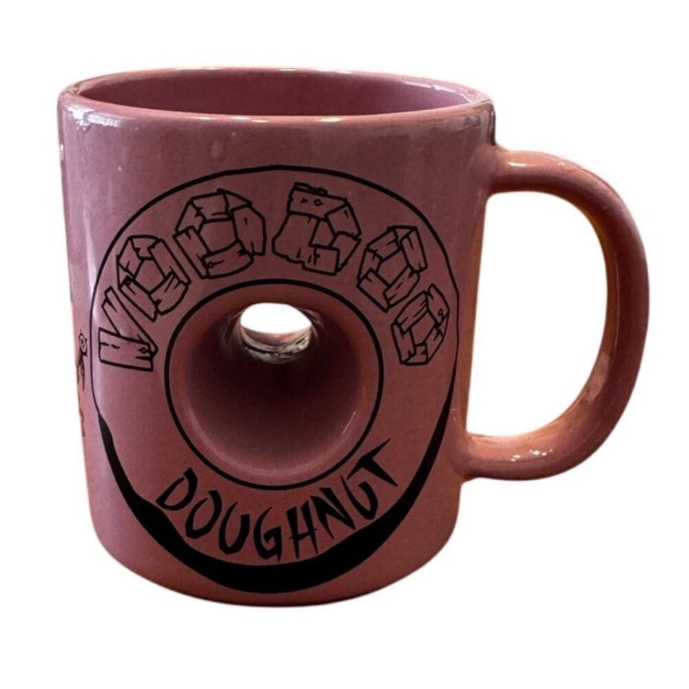 Voodoo Doughnut Pink Ceramic Mug – Made in USA